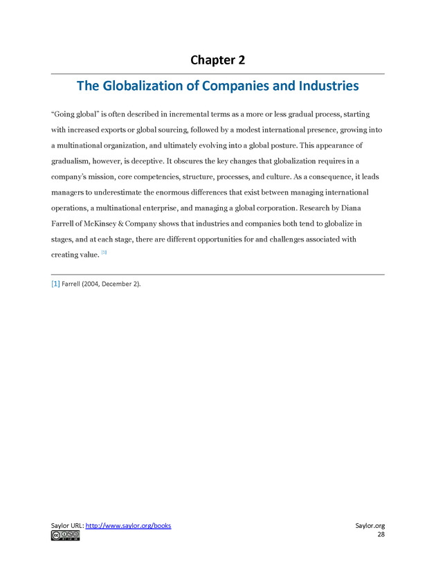 Fundamentals of Global Strategy - Page 28